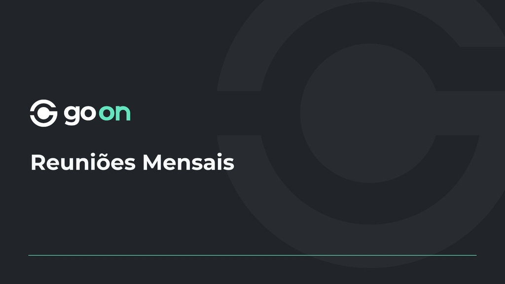 Reuniões Mensais