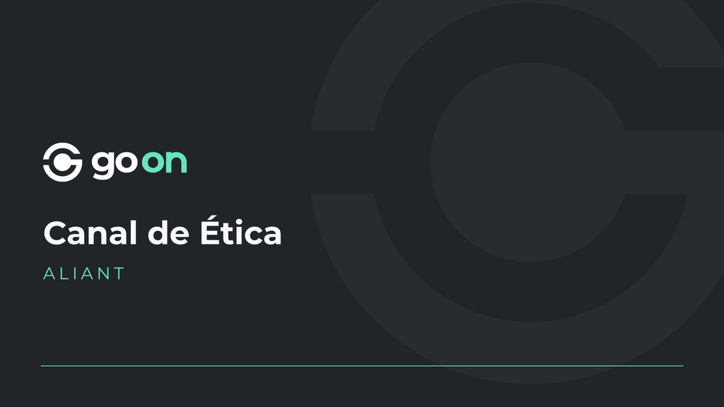 Canal de Ética - Aliant