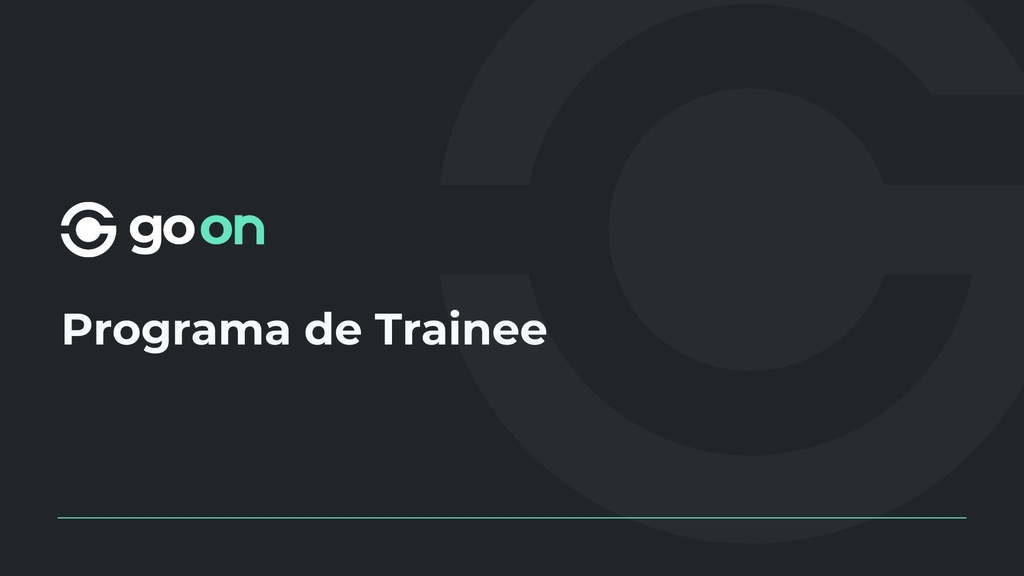 Programa de Trainee