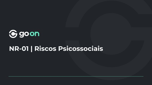 NR-01 | Riscos Psicossociais